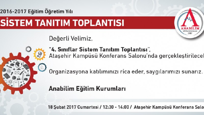 Ataşehir Kampüsü 4.Sınıf Sistem Tanıtım Toplantısı